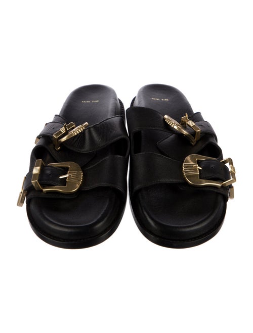 Anine Bing Leather Slides