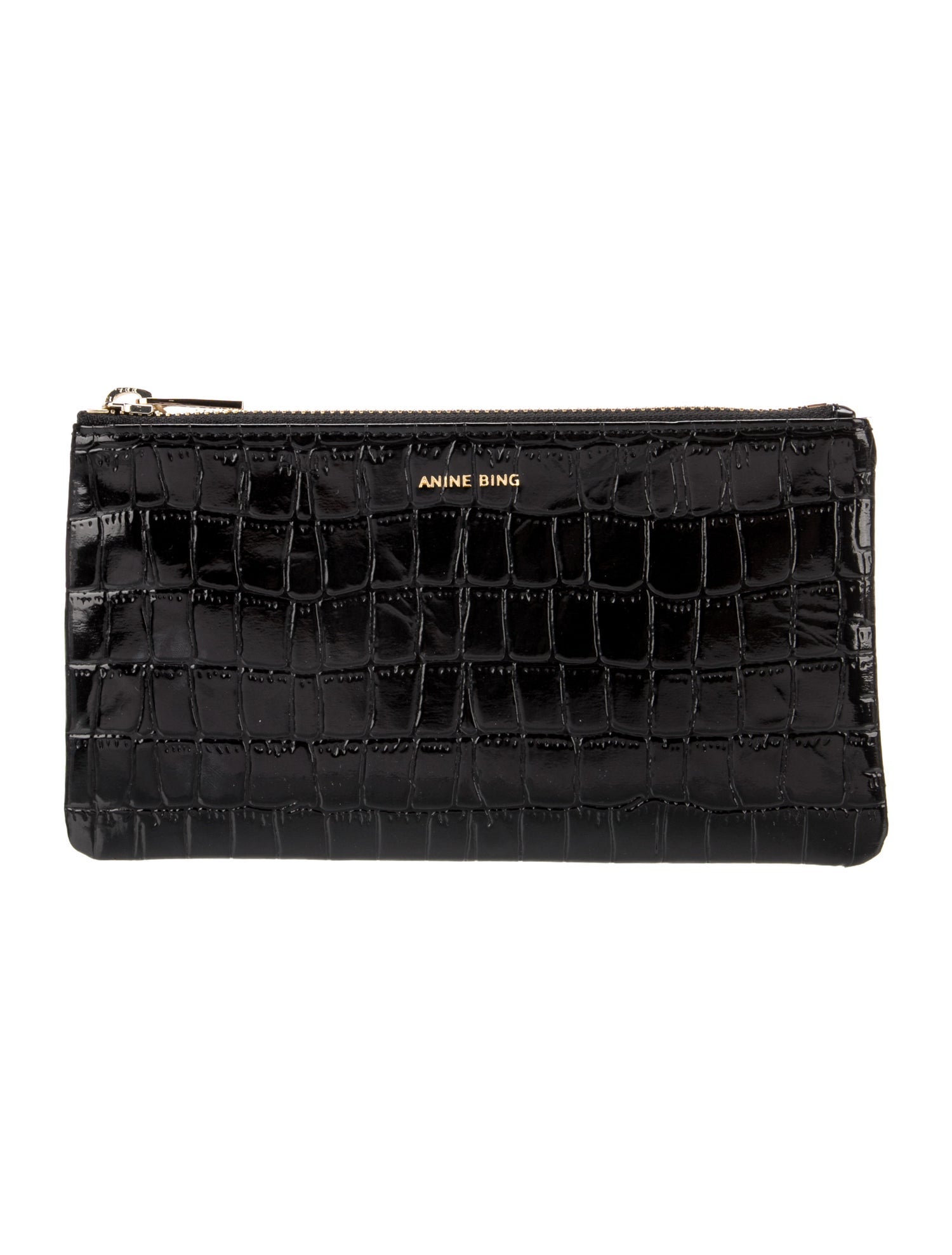 Anine Bing Leather Clutch w/ Tags