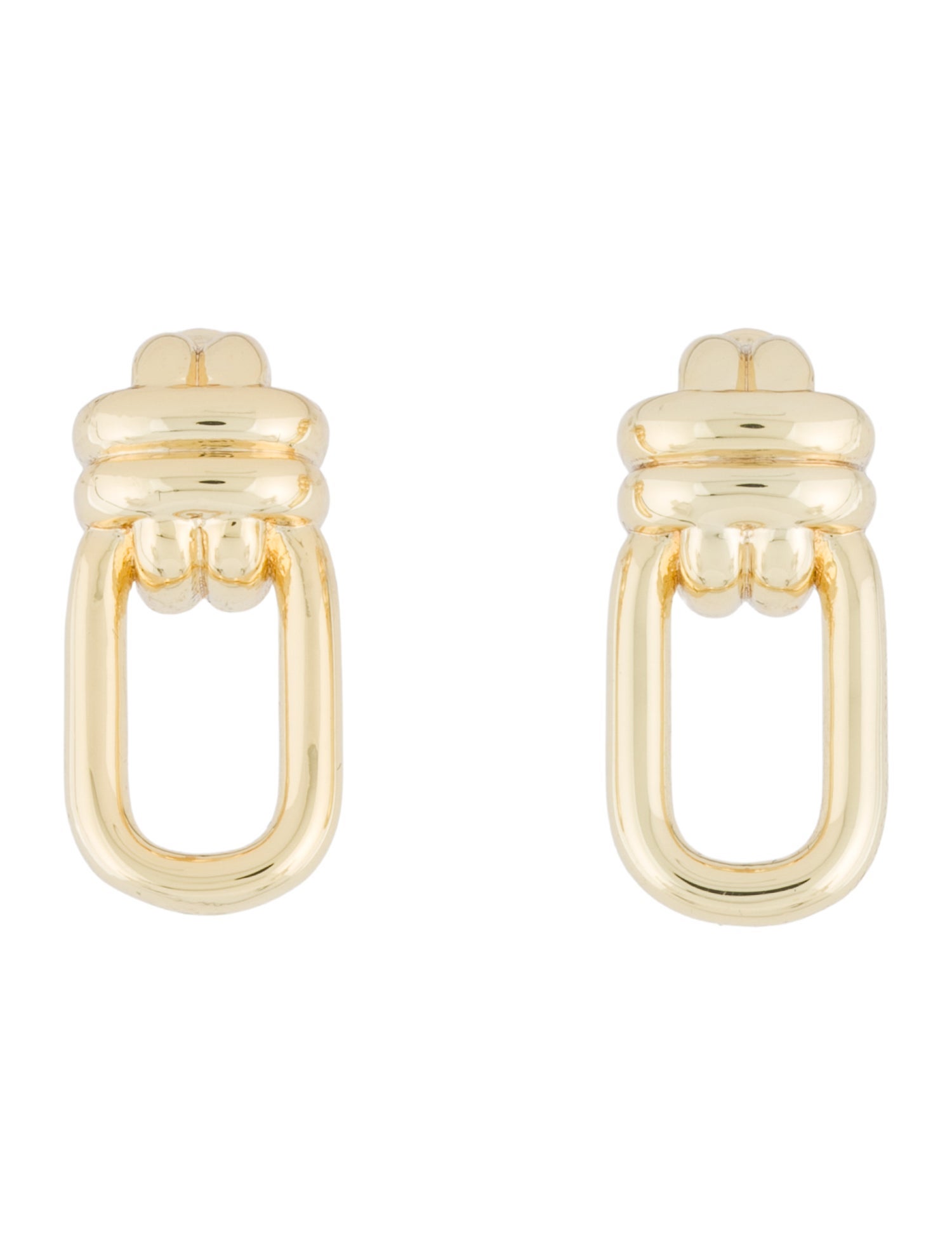 Anine Bing Signature Link Double Cross Stud Earrings