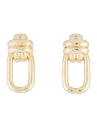 Anine Bing Signature Link Double Cross Stud Earrings