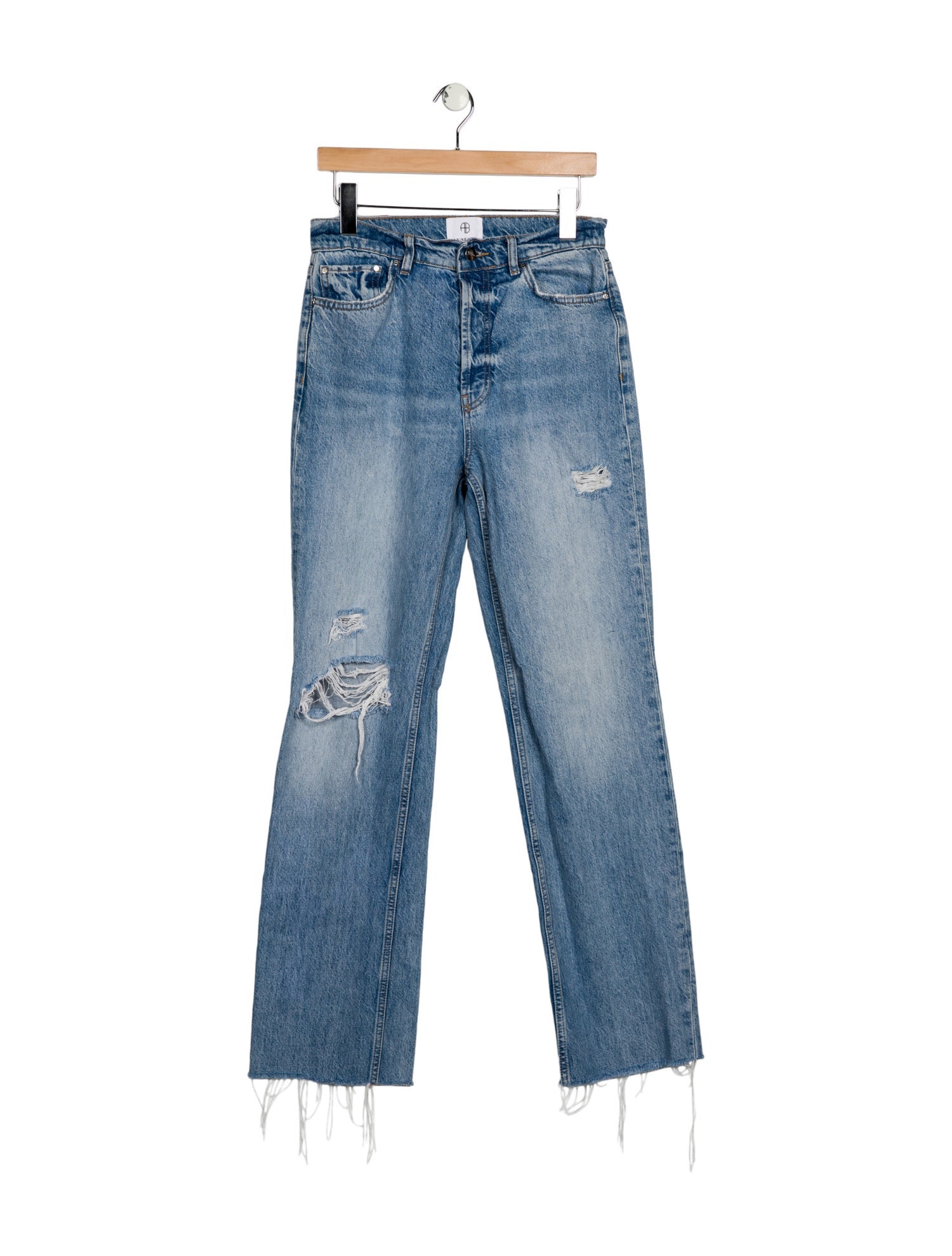 Anine Bing High-Rise Wide Leg Jeans