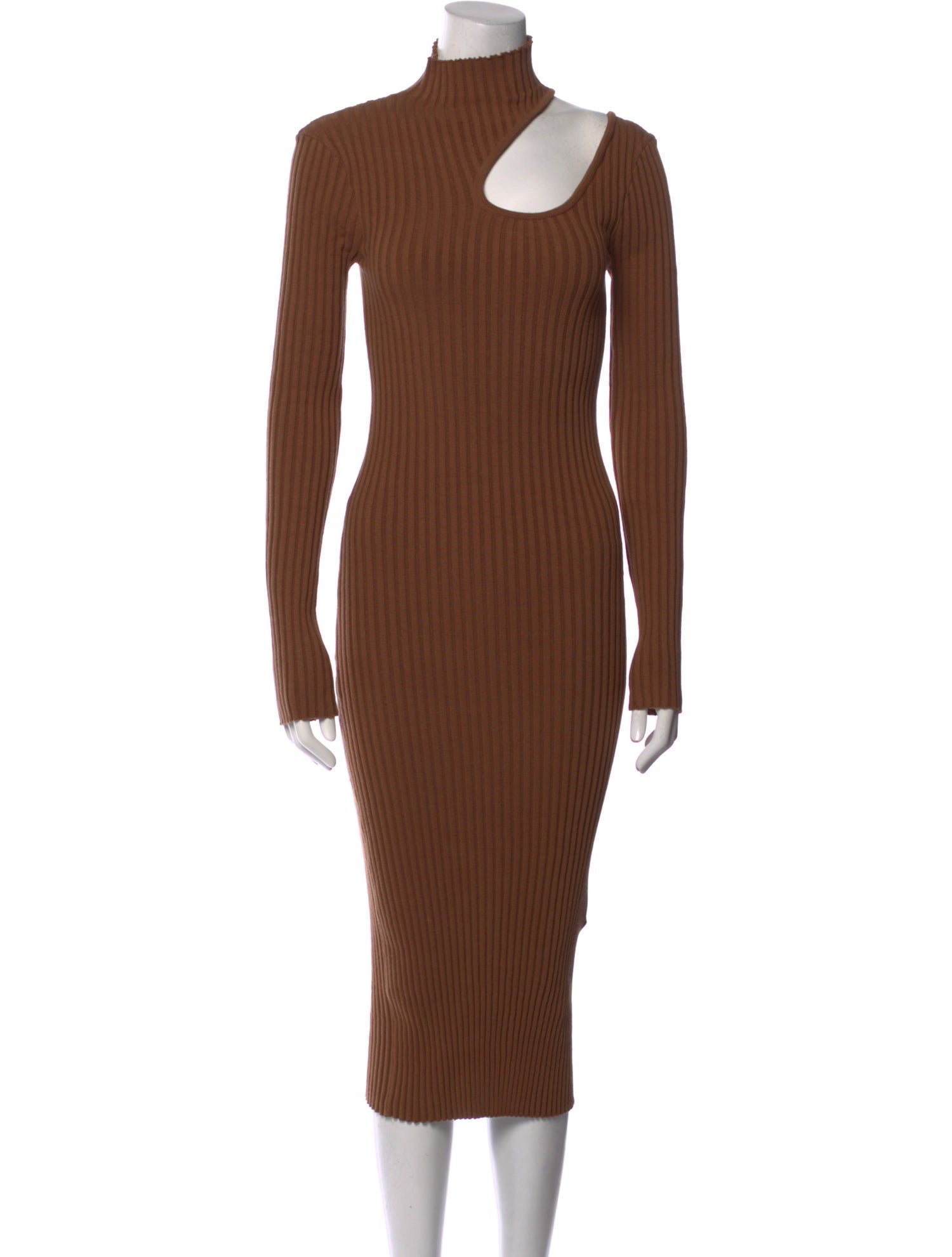 Anine Bing Turtleneck Midi Length Dress