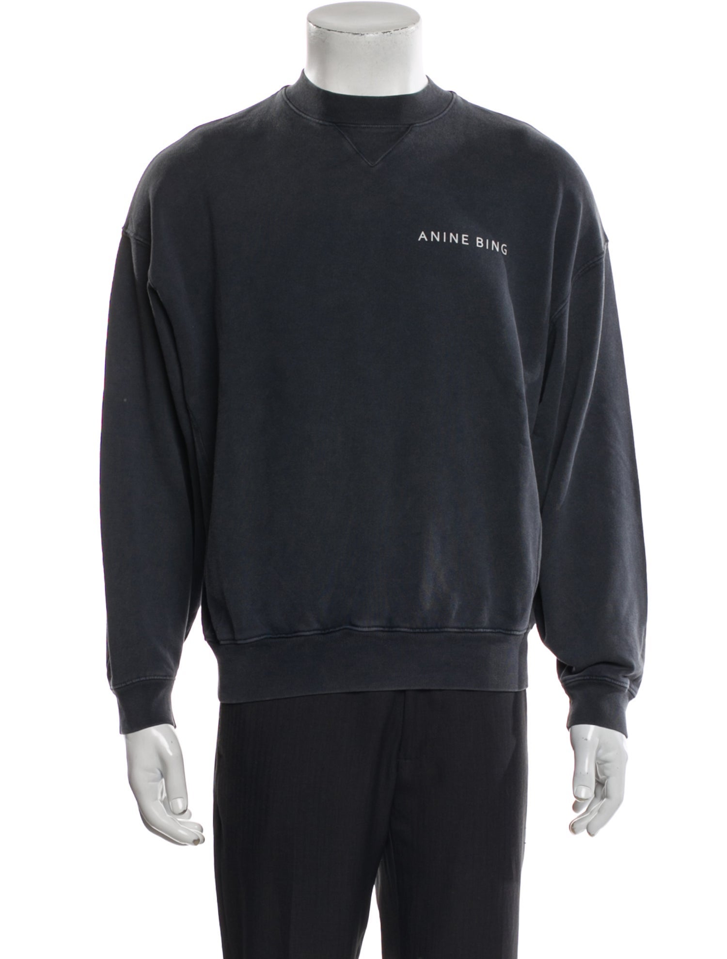 Anine Bing Graphic Print Crew Neck Sweatshirt