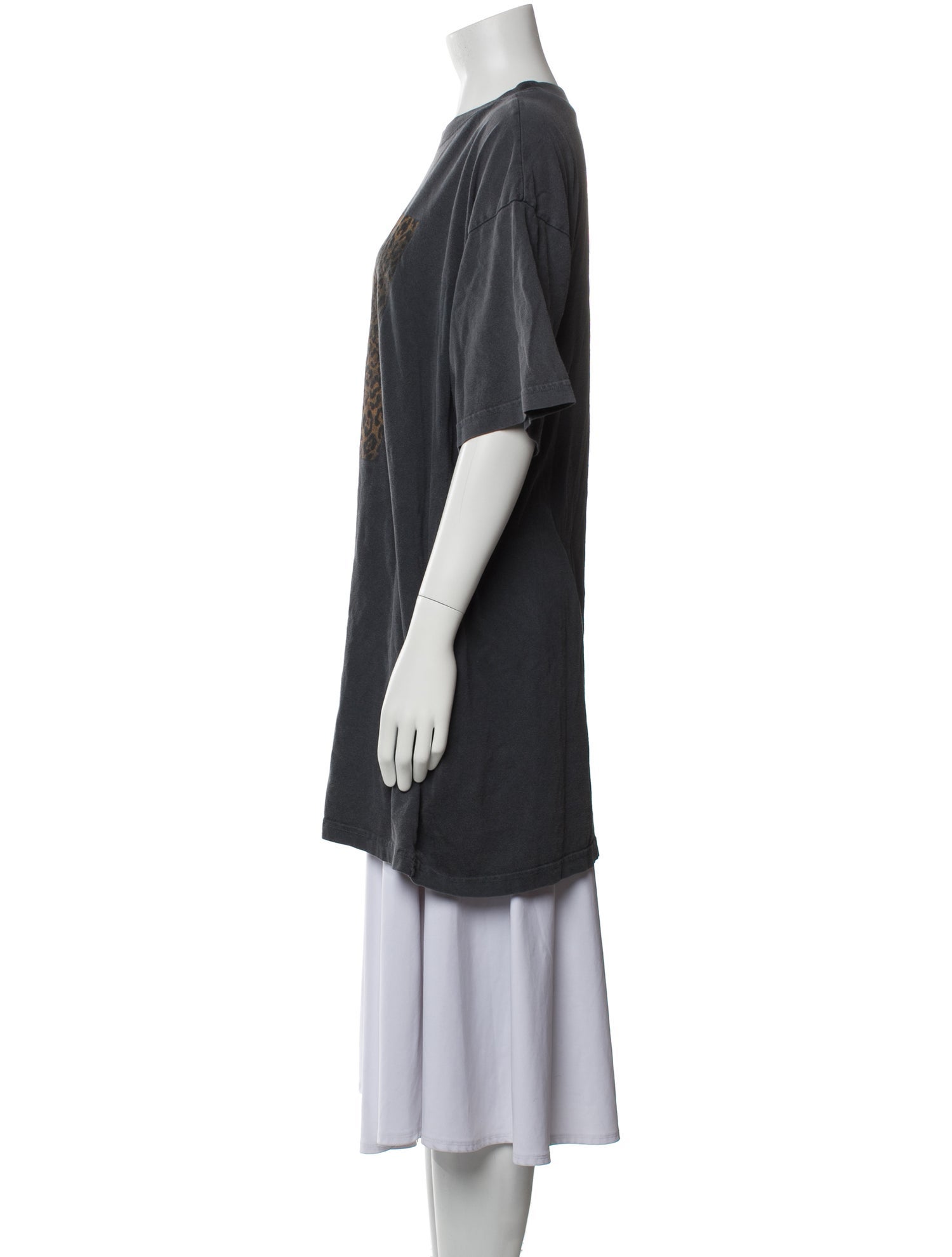 Anine Bing Graphic Print Crew Neck T-Shirt