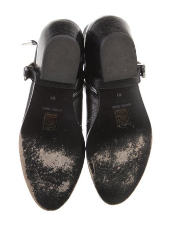 Anine Bing Leather Studded Accents Western Boots