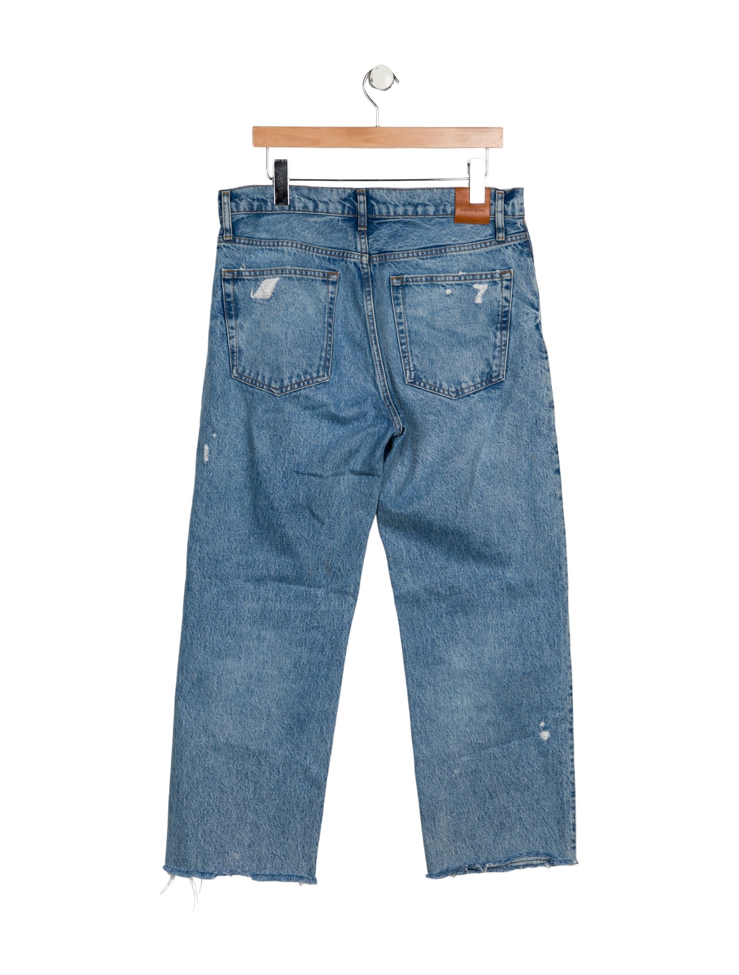 Anine Bing High-Rise Wide Leg Jeans