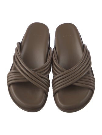 Anine Bing Leather Slides