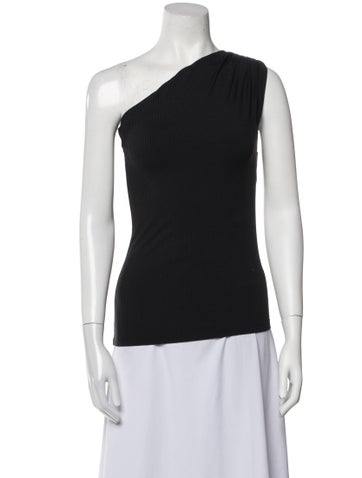 Anine Bing Tops One-Shoulder Sleeveless Top XS