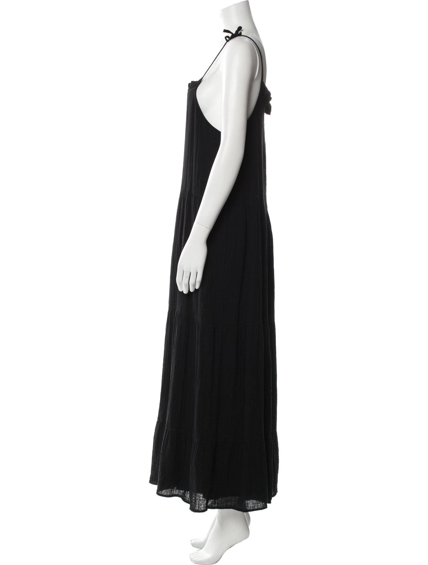Anine Bing Square Neckline Long Dress