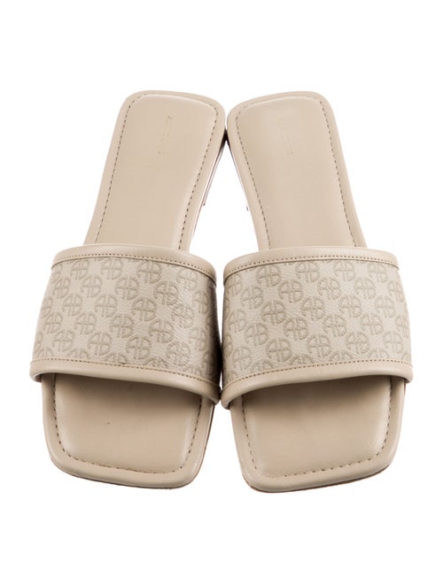 Anine Bing Leather Slides