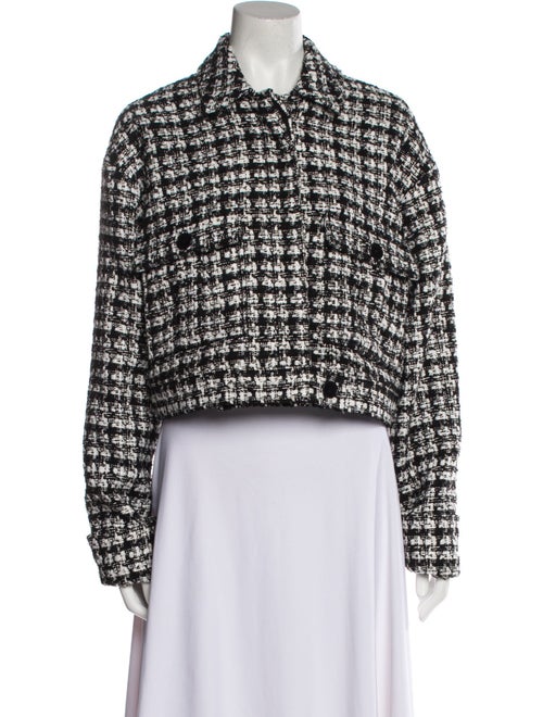 Anine Bing Tweed Pattern Evening Jacket