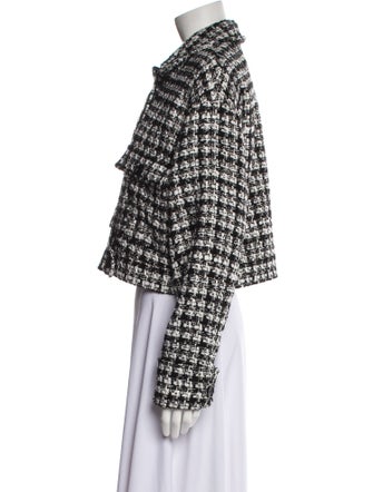 Anine Bing Tweed Pattern Evening Jacket