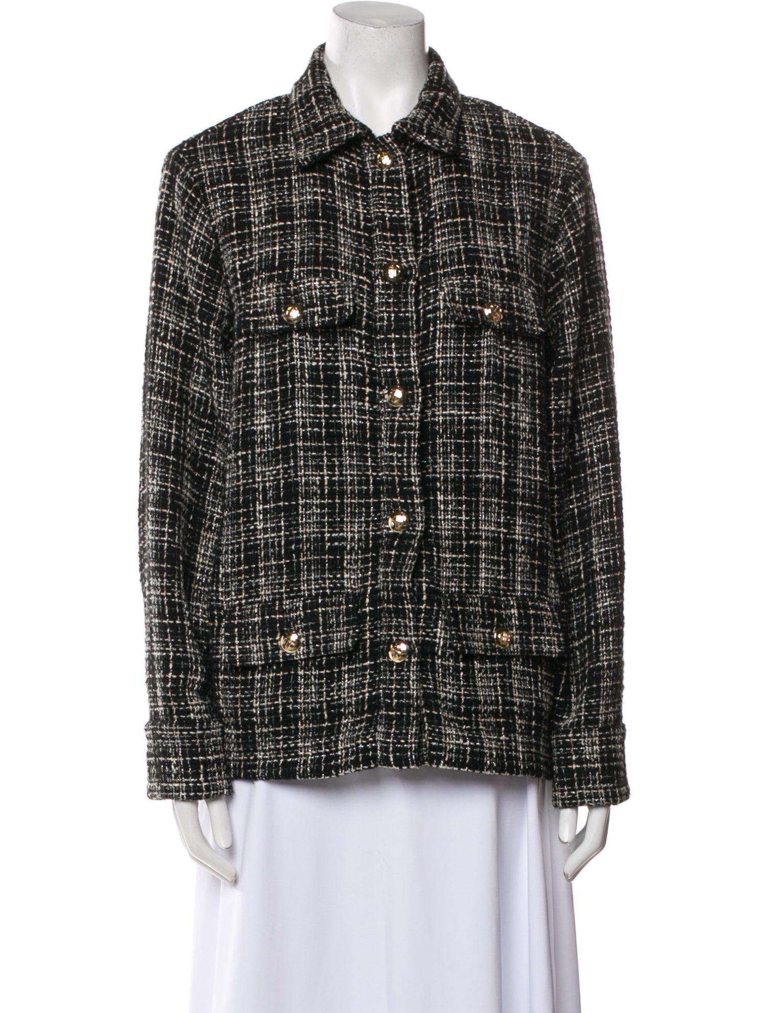 Anine Bing Tweed Pattern Jacket