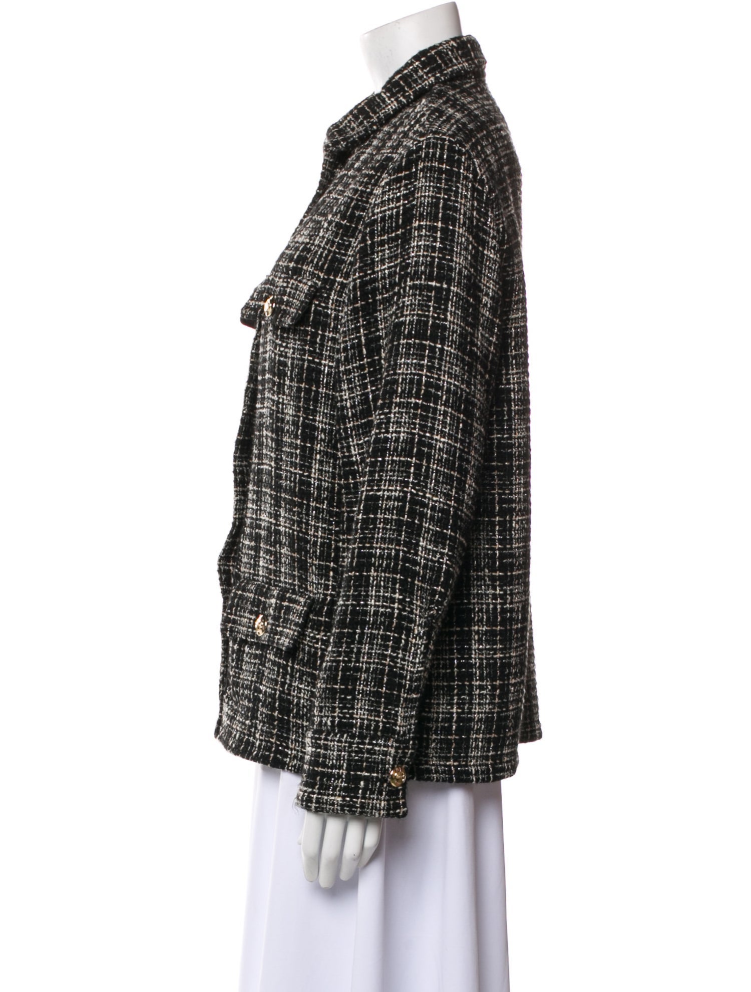 Anine Bing Tweed Pattern Jacket
