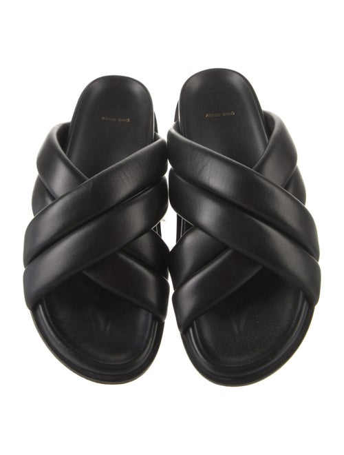 Anine Bing Leather Slides