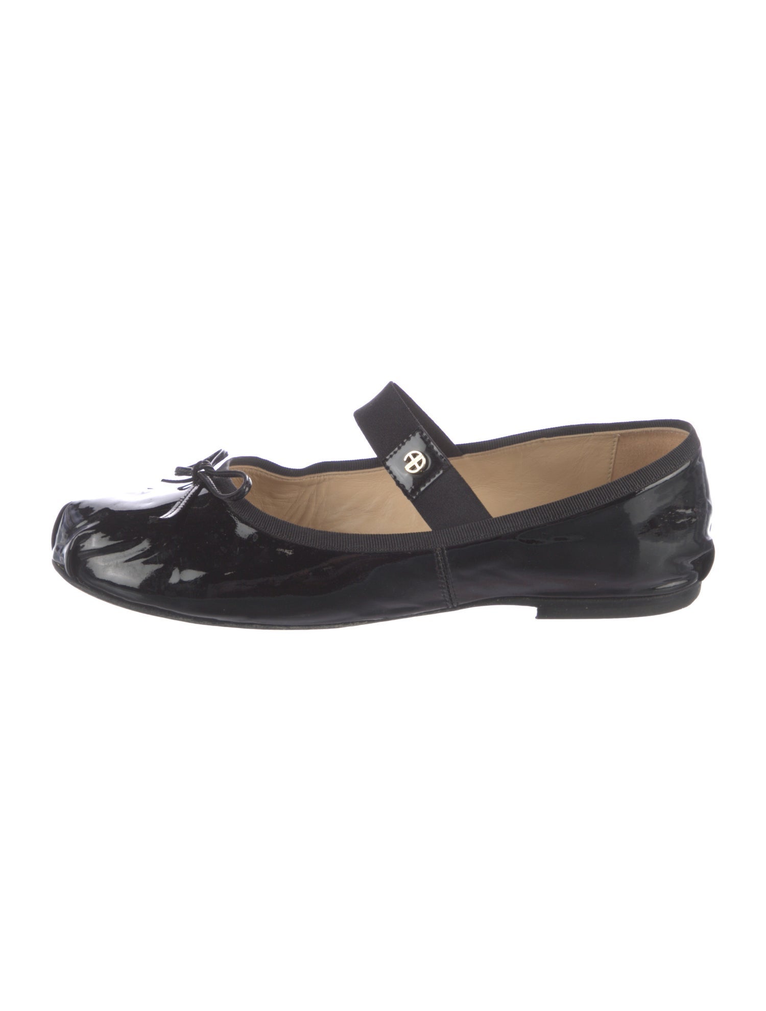 Anine Bing Patent Leather Mary Jane Flats