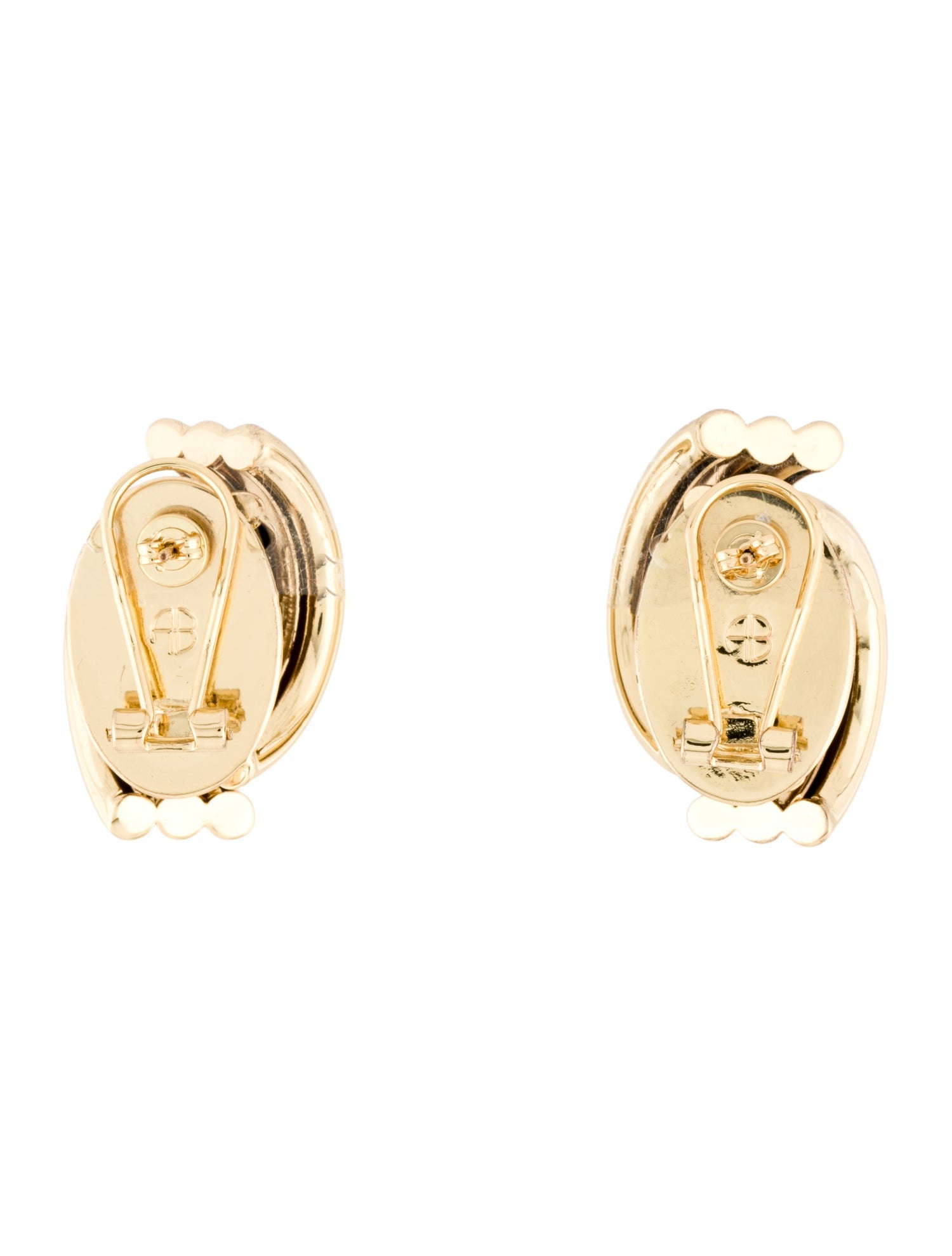 Anine Bing Crossover Ribbed Clip-On Earrings