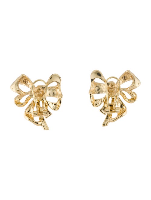 Anine Bing Bow Ear Clip Earrings