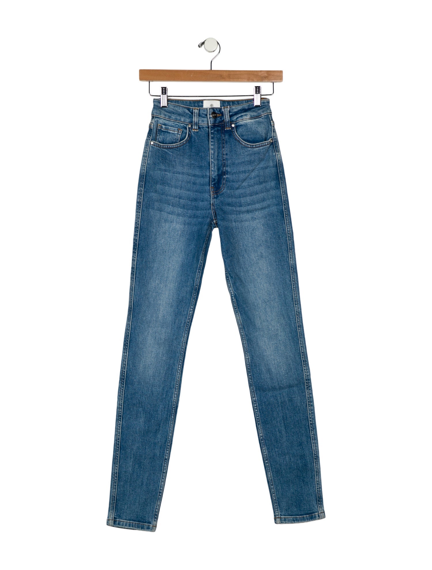 Anine Bing Mid-Rise Skinny Leg Jeans w/ Tags