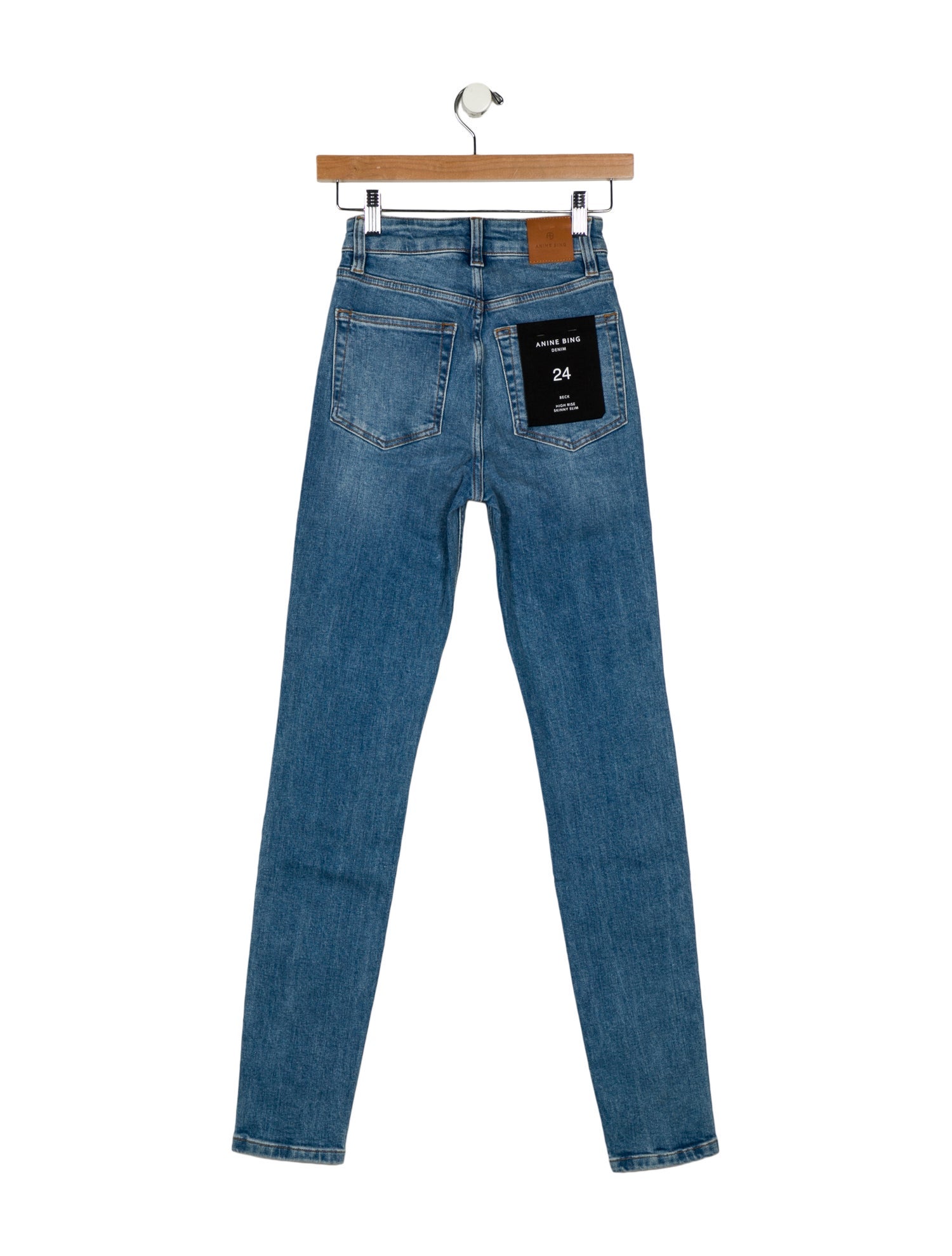 Anine Bing Mid-Rise Skinny Leg Jeans w/ Tags