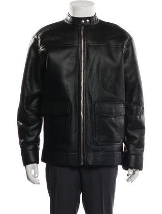 Anine Bing Shearling Moto Jacket