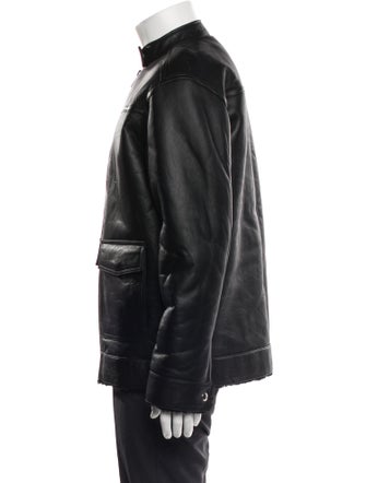 Anine Bing Shearling Moto Jacket
