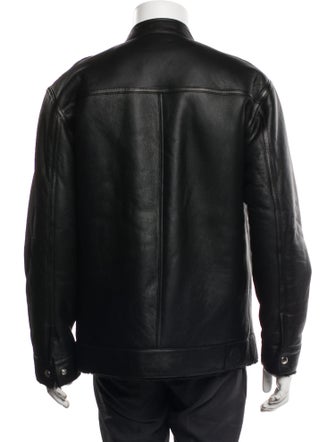 Anine Bing Shearling Moto Jacket
