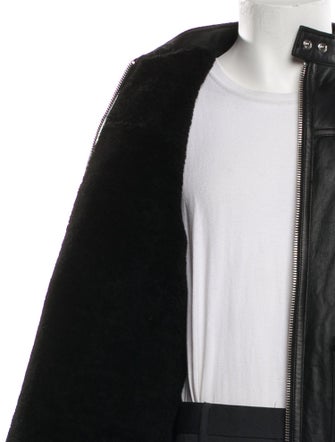 Anine Bing Shearling Moto Jacket