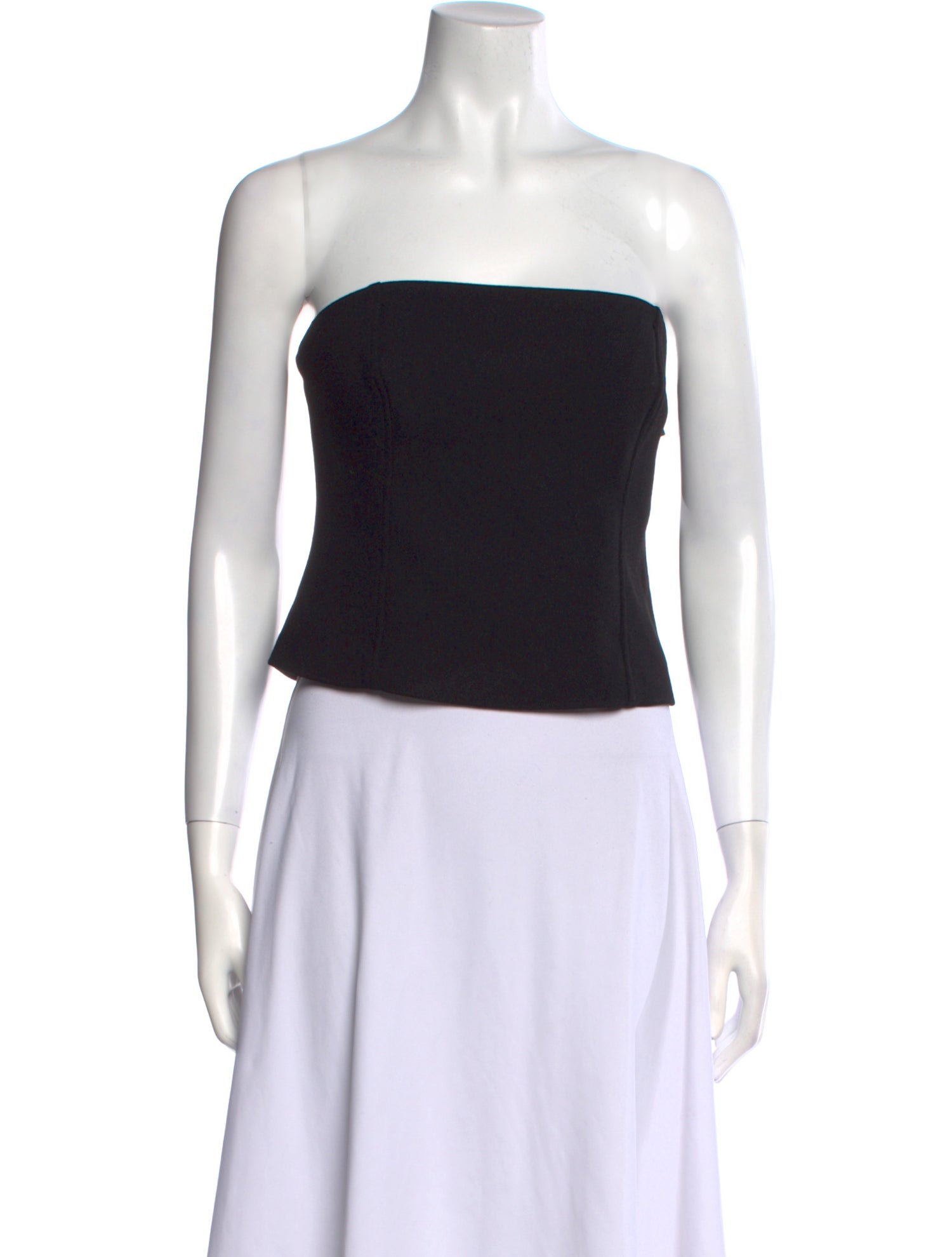 Anine Bing Strapless Crop Top