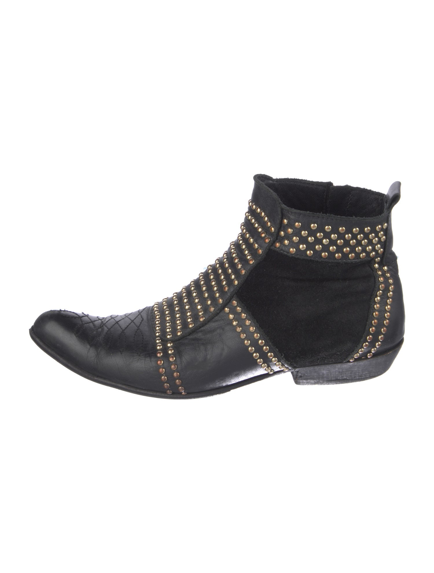 Anine Bing Leather Patterned Boots