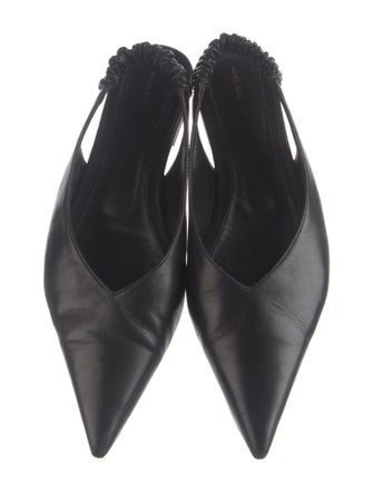 Anine Bing Leather Slingback Flats