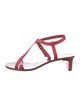 Anine Bing Leather T-Strap Sandals