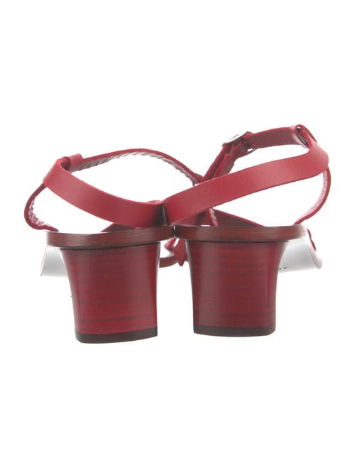 Anine Bing Leather T-Strap Sandals