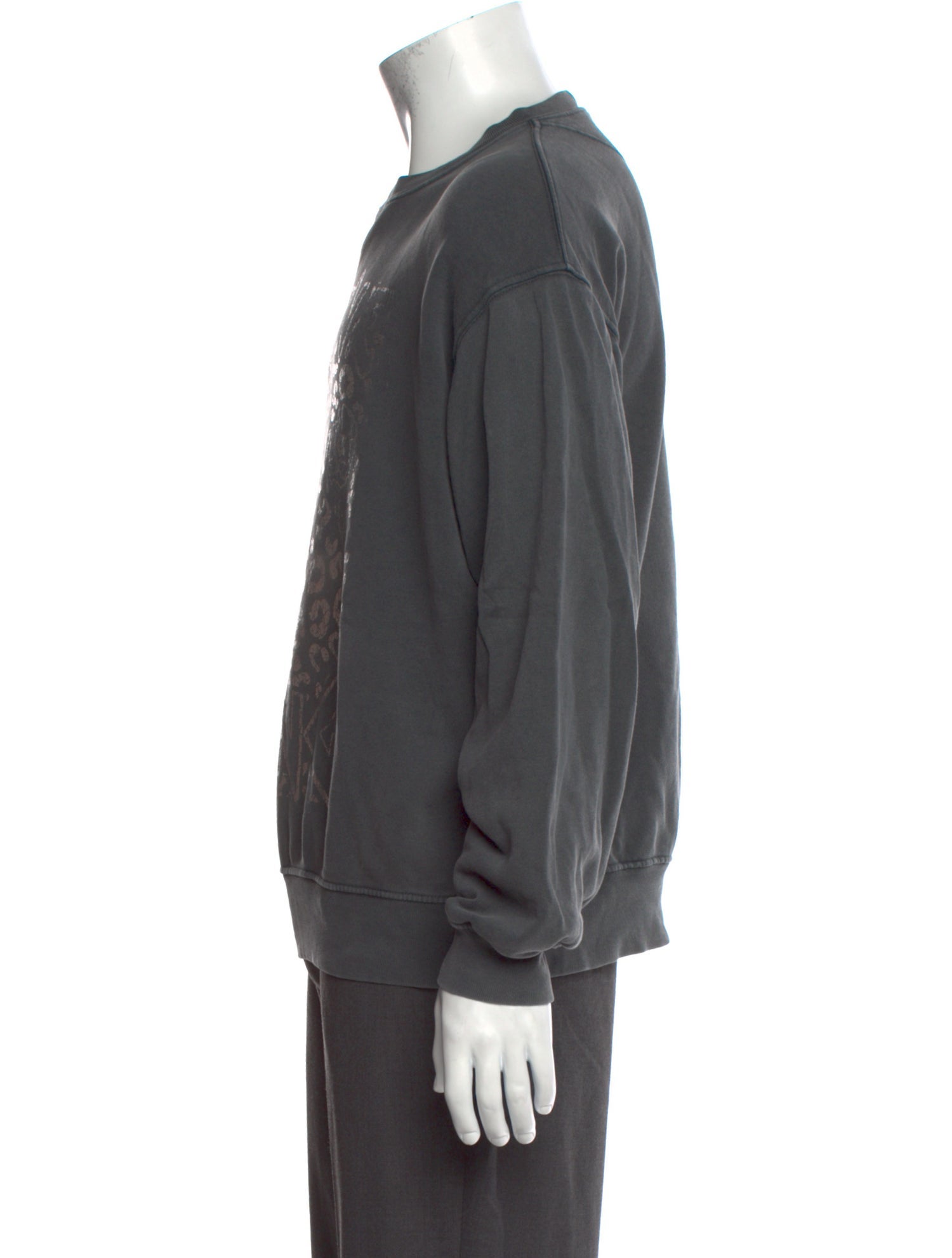 Anine Bing Graphic Print Crew Neck Sweatshirt