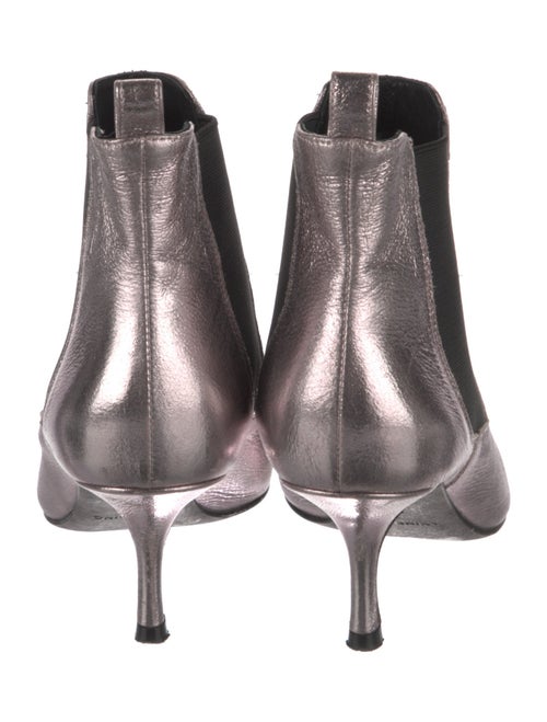 Anine Bing Leather Animal Print Chelsea Boots