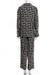 Anine Bing Houndstooth Print Pant Set