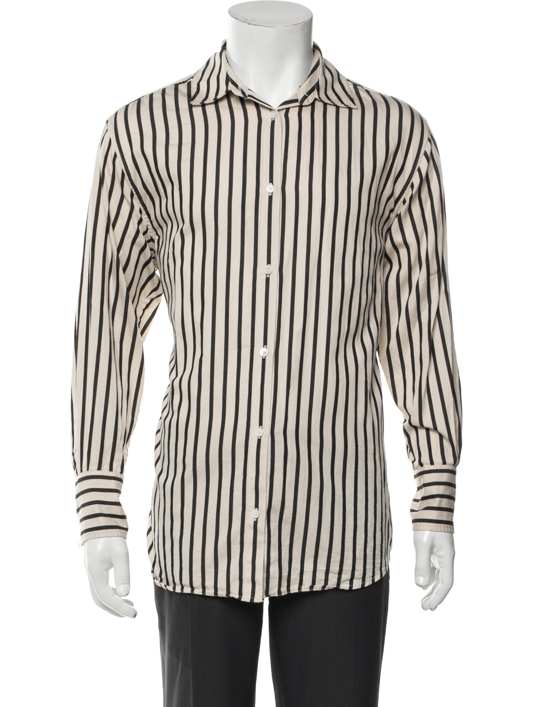 Anine Bing Striped Long Sleeve Shirt