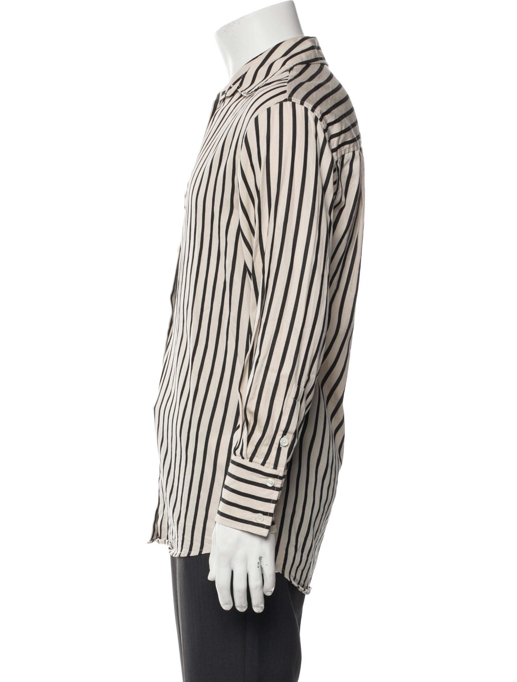 Anine Bing Striped Long Sleeve Shirt
