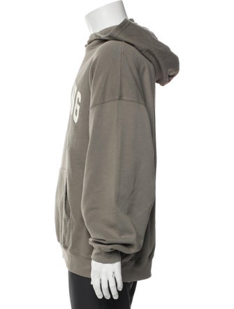 Anine Bing Graphic Print V-Neck Hoodie