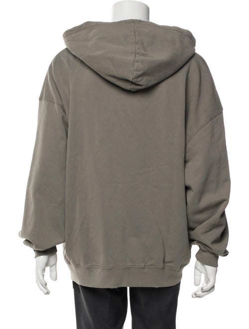 Anine Bing Graphic Print V-Neck Hoodie