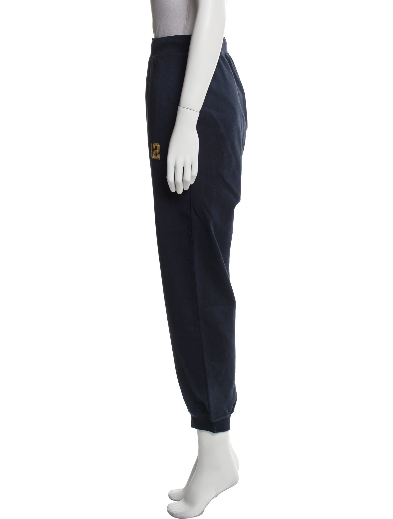 Anine Bing Embroidered Accent Sweatpants w/ Tags