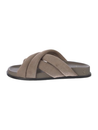 Anine Bing Suede Slides