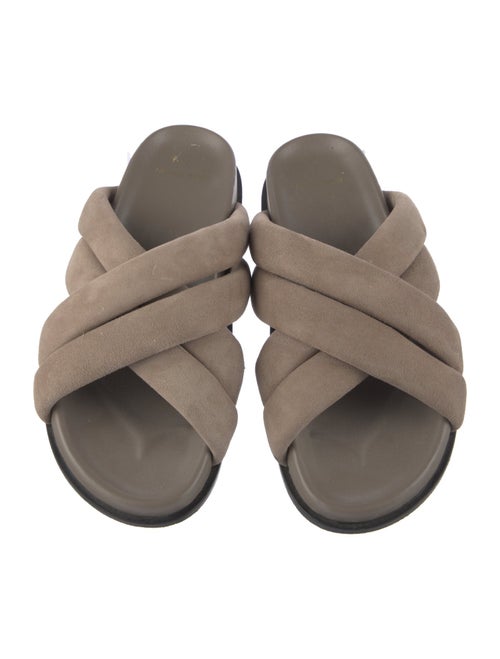 Anine Bing Suede Slides