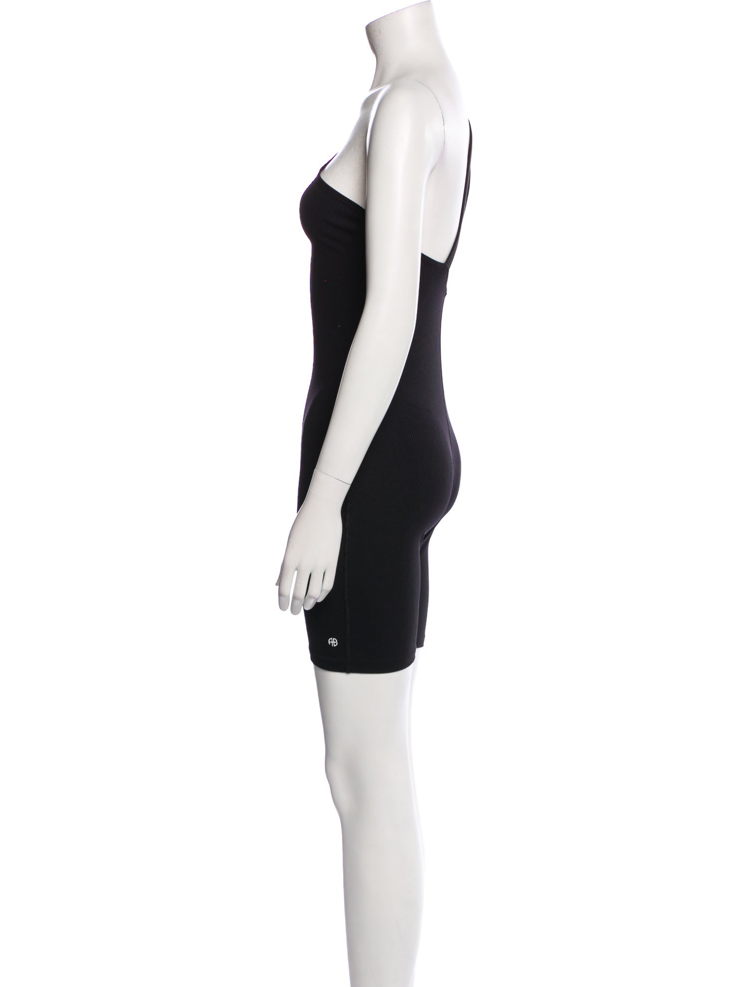 Anine Bing One-Shoulder Romper