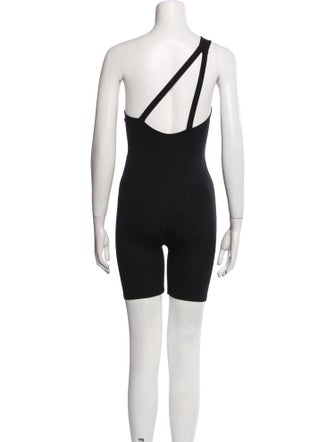 Anine Bing One-Shoulder Romper