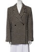 Anine Bing Houndstooth Print Peacoat