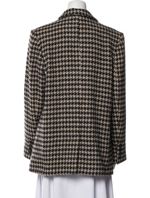 Anine Bing Houndstooth Print Peacoat