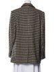 Anine Bing Houndstooth Print Peacoat
