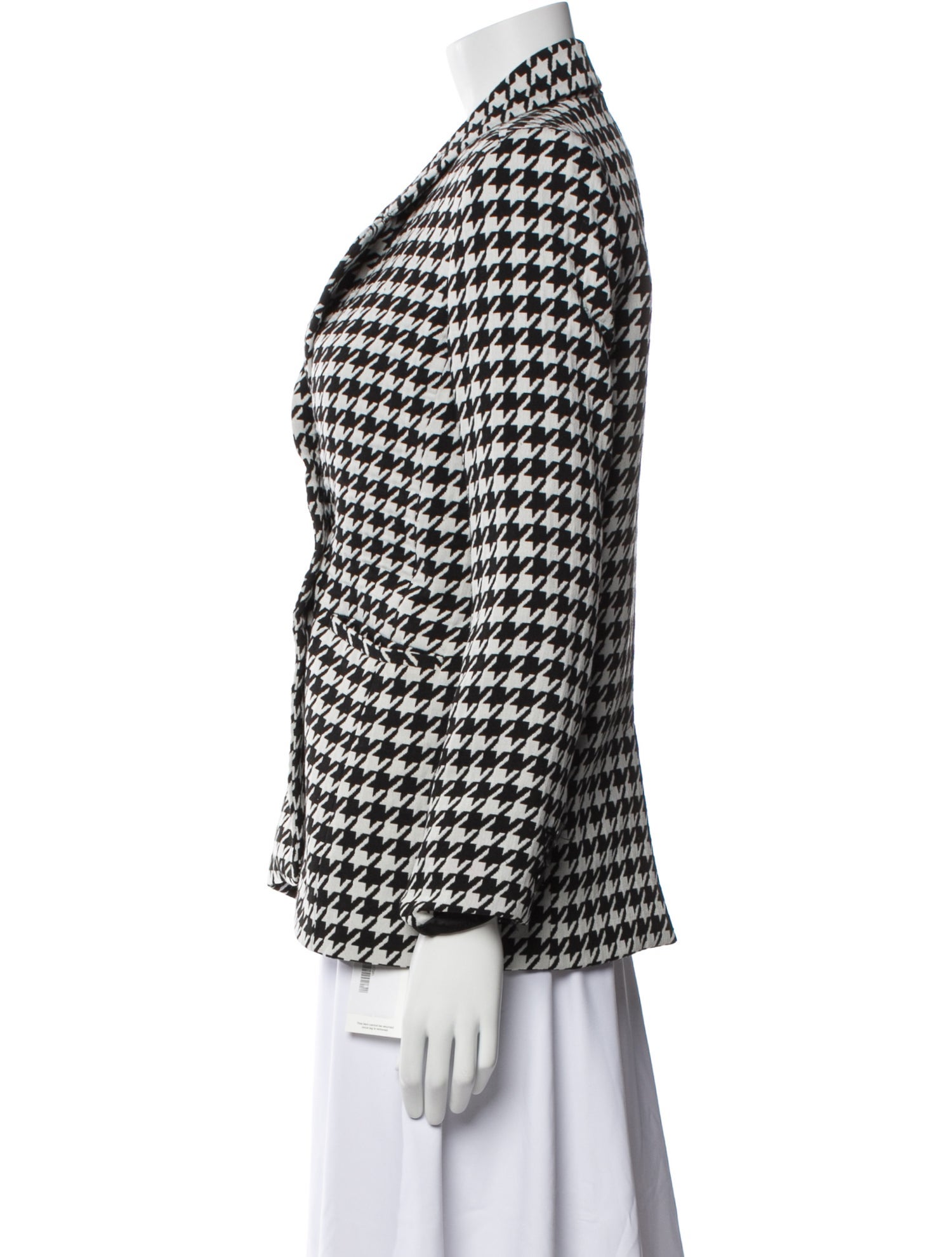 Anine Bing Plaid Print Blazer