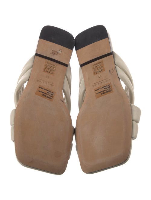 Anine Bing Leather Slides